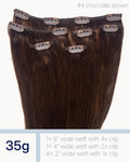 Half Head Clip-Ins 18"