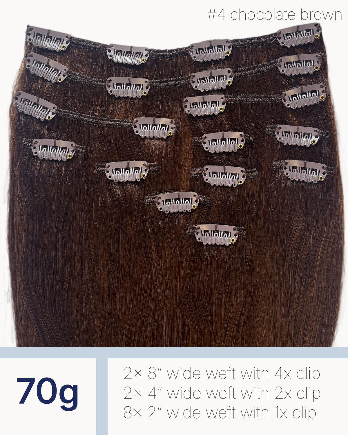 clada Full Head Clip-Ins hair extensions, product overview